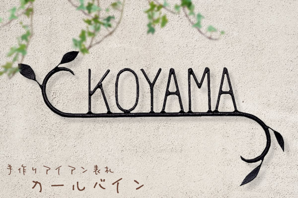 21 ひとつずつ手作業にてしっかり作られた鉄文字の存在感から 温かみも伝わります 表札 アイアン 手作りアイアン表札22 カールバイン 一つ一つ手作業でしっかり作られた鉄文字の存在感が人気です アイアンサイン ボルト 玄関 ネーム おまけ付