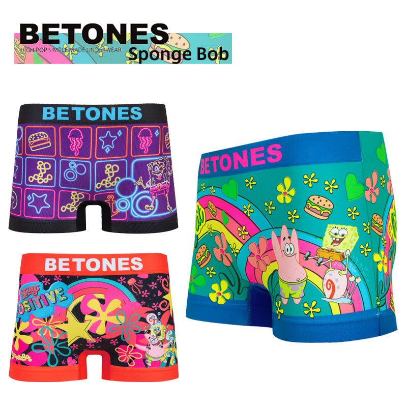 楽天市場】BETONES ビトーンズ SpongeBob スポンジボブ（PURPLE GREEN