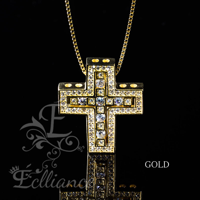 最先端 Eclliance エクリアンス S925 18k Cross Necklace ジルコニア クロス ネックレス メンズ レディース ブランド 激安単価で Www Eventsculptors Com