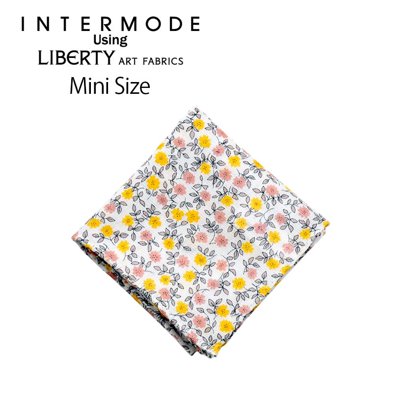楽天市場 21ss新作 Liberty リバティ 大人のガーゼ ミニ Faith ピンク ハンカチ スカーフ チーフ レディース 花柄 Gise