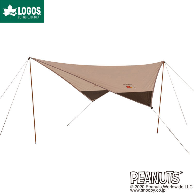 ウィングタープ Gise Snoopy スヌーピー ロゴス Logos スヌーピー テント タープ Logos