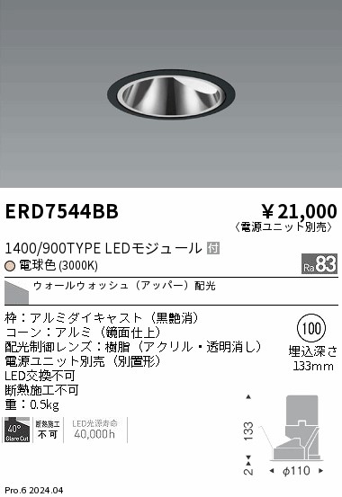 【大特価】　遠藤 ERD7544BB