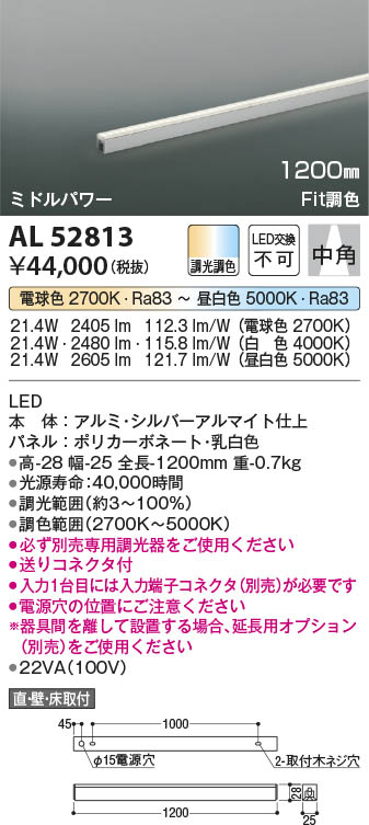 【最安値に挑戦】　 コイズミ照明 koizumi ＬＥＤ間接照明器具*AL52813