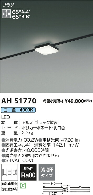 【最安値に挑戦】　 コイズミ照明 koizumi *AH51770