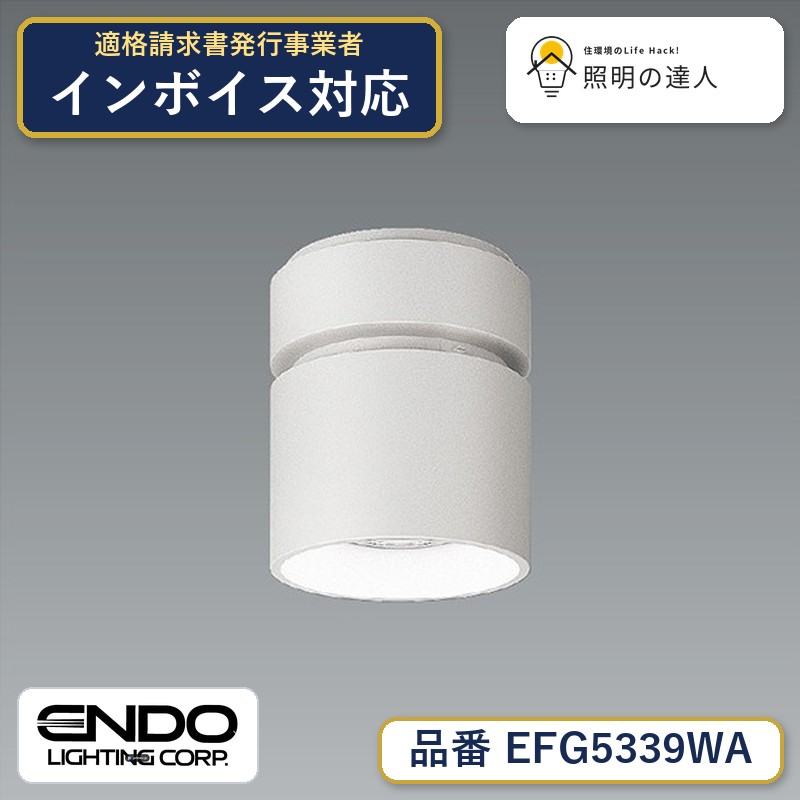 7/19~7/26 お買い物マラソン 最大47.5倍 【大特価】 遠藤 EFG5339WA|照明の達人
