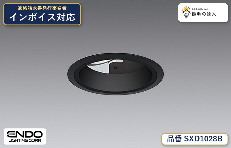 ユニバーサルダウンライト 浅型Φ100 synca 遠藤照明 SXD1028B|照明の達人