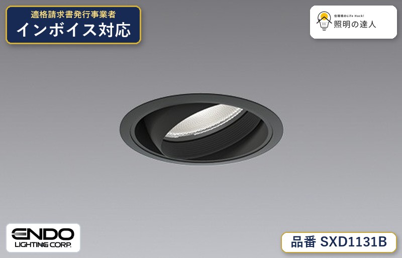 ユニバーサルダウンライト Φ100　synca　遠藤照明　SXD1131B｜照明の達人