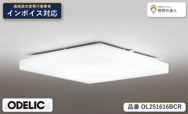 7/19～7/26 お買い物マラソン 最大47.5倍　【大特価】　　 オーデリック ODELIC シーリングライト OL251616BCR｜照明の達人
