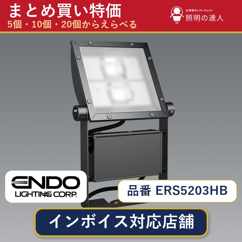 【まとめ買い】遠藤照明 ERS5203HB スポットライト 1個 5個 10個 20個｜照明の達人