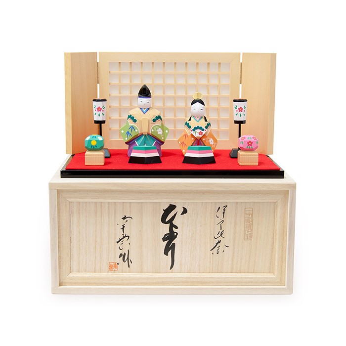 【1,000円OFFクーポン配布中】 雛人形 伊予一刀彫 南雲 ひより 木製 一刀彫 木彫 手作り おしゃれ