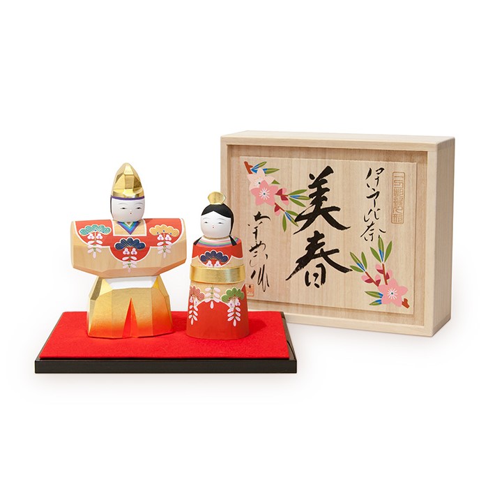 楽天市場】雛人形 伊予一刀彫 南雲 美春 (小) 木製 一刀彫 木彫 手作り