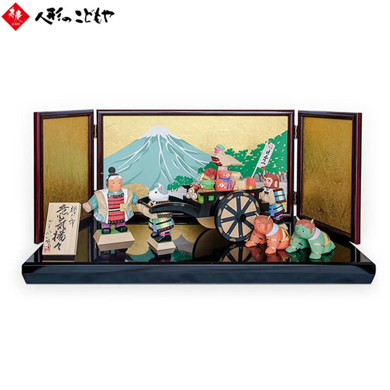 五月人形 金太郎人形 陶器製 ガラスケース付き 楽天市場】五月人形 金太郎（まさかり） ガラスケース入り : 藤田人形