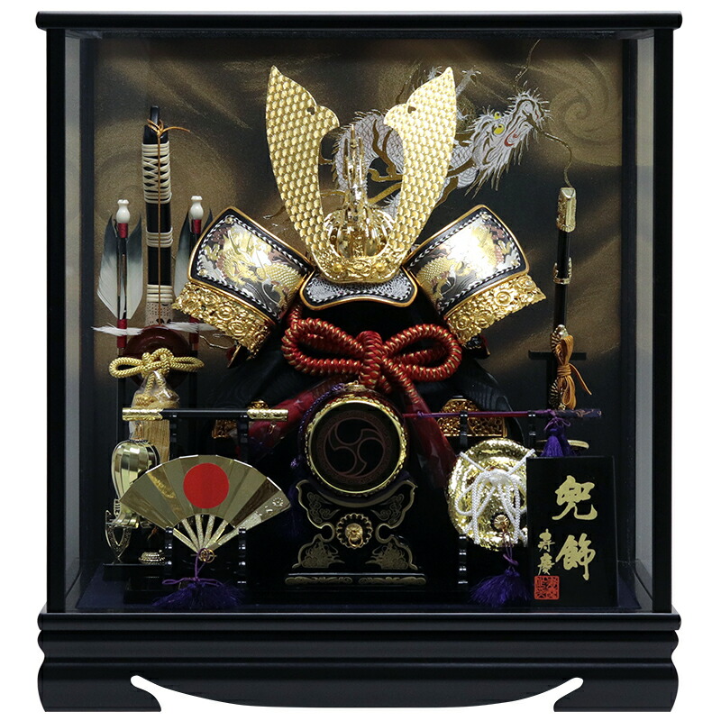 特売 五月人形 寿慶 兜ケース飾り 金三品 オルゴール付きガラスケース 100 本物保証 Www Faan Gov Ng