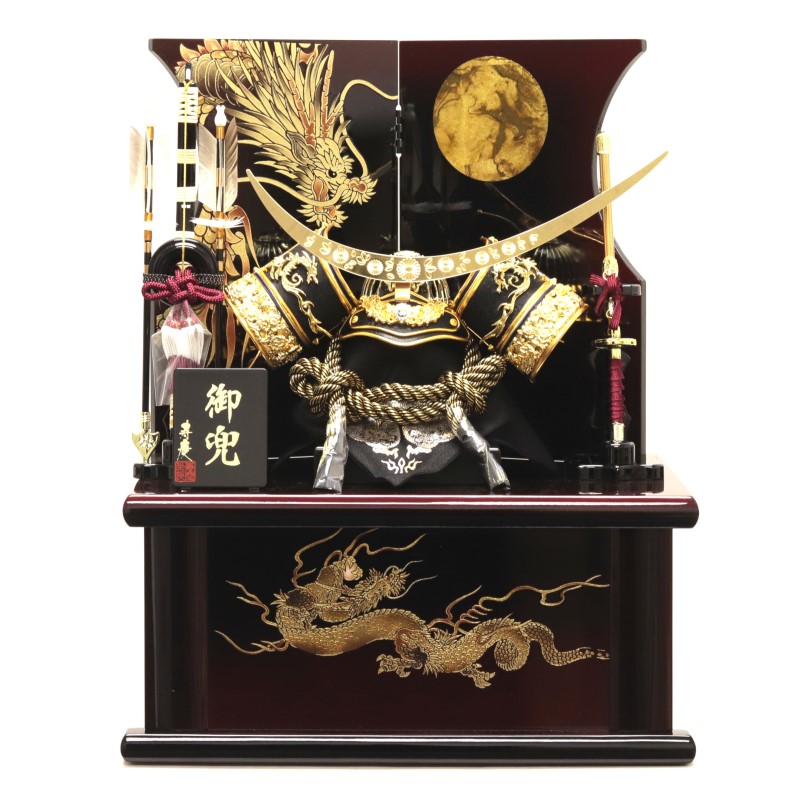 安い購入 25日限定楽天カード決済でp10倍 五月人形 兜飾り 寿慶 兜収納飾り 月光龍 菊柄平伊達兜 W 最高の Sinepulse Com