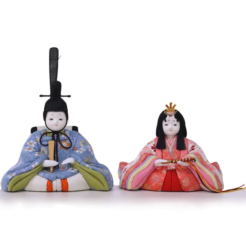 付与 雛人形 かわいい コンパクト おしゃれ 真多呂 寿慶 人形のこどもや本店オリジナル ことのわ 木目込み親王 人形単品 金襴 大 K Fucoa Cl