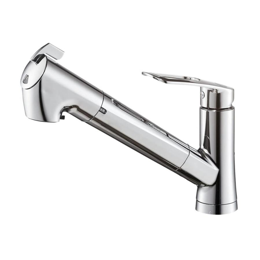 ◇【平日12時まで当日出荷】SANEI K87128EJV-13 シングル浄水器付ワンホールスプレー混合栓 ≪SANEI K87128EJV-13≫