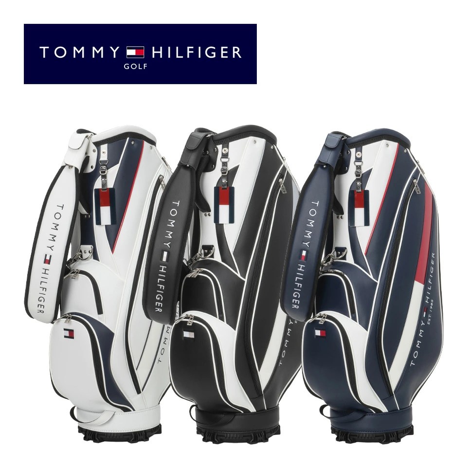24SS トミーヒルフィガー THMG4SC5 カートキャディバッグ ベーシック TOMMY HILFIGER Golf ゴルフ トミー