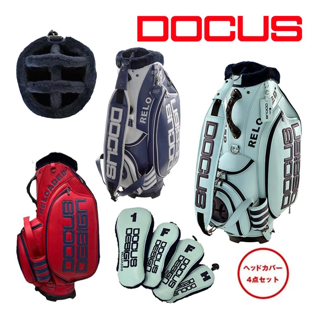 新品未使用品　DOCUS DESIGN ドゥーカスデザイン キャディバッグ 激レア 限定 ドゥーカス デザイン キャディバッグ ゴルフバック