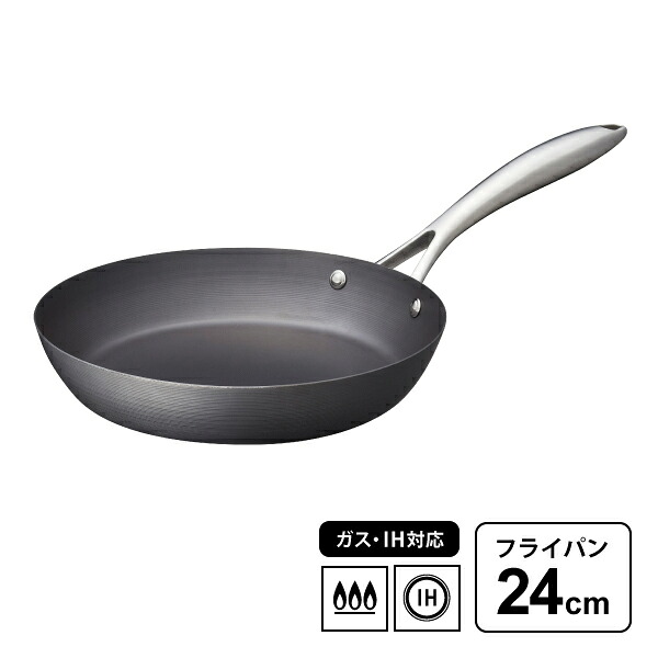 【スタンプ貯めて割引★参加者限定】ビタクラフト フライパン スーパー鉄 24cm No.2010 Vita Craft IH対応 ガス火 日本製 人気 おすすめ 鉄フライパン こびりつきにくい 鉄 お手入れ簡単 ステンレス製ハンドル 長持ち