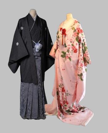 【レンタル】色打掛＆紋服セット　色打掛35　フルセットレンタル【送料無料】和装 神社 ブライダル 着物 結婚式 前撮り 後撮り