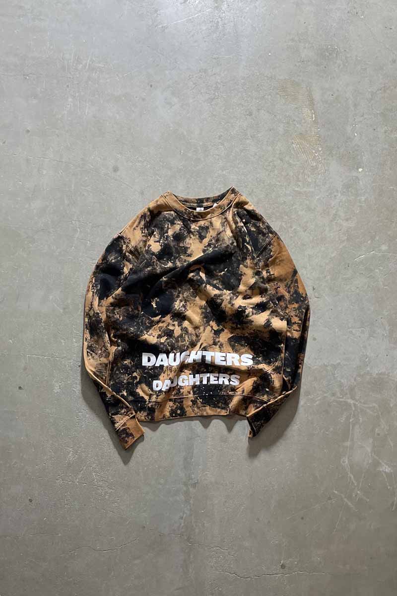 【中古】INDEPENDENT (インデペンデント) LOGO PRINT BLEACHED SWEAT SHIRT ロゴ プリント ブリーチ スウェット シャツ / BLACK [SIZE: M USED]