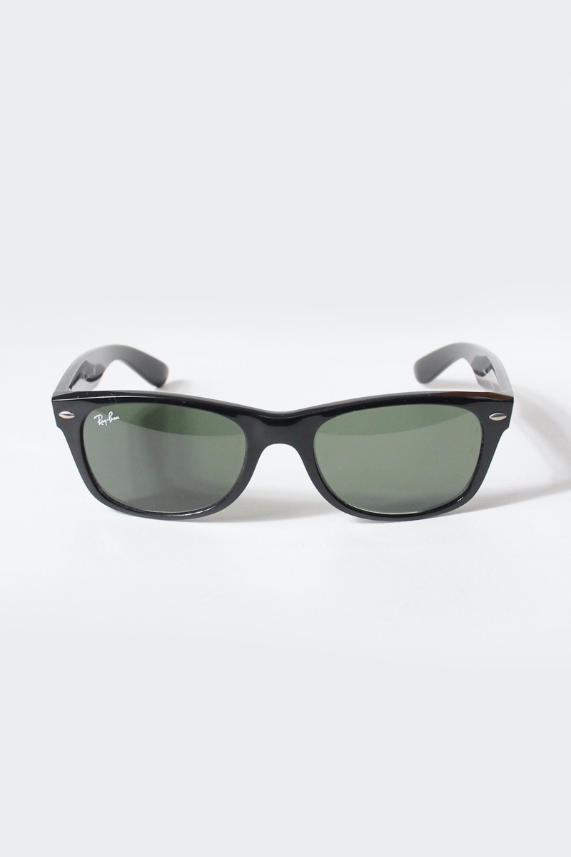 【中古】RAY BAN (レイバン) MADE IN ITALY R2132 NEW WAYFARER SUNGLASSES イタリア製 R2132 ニュー ウェイファーラー サングラス [SIZE:52ロ18 USED]