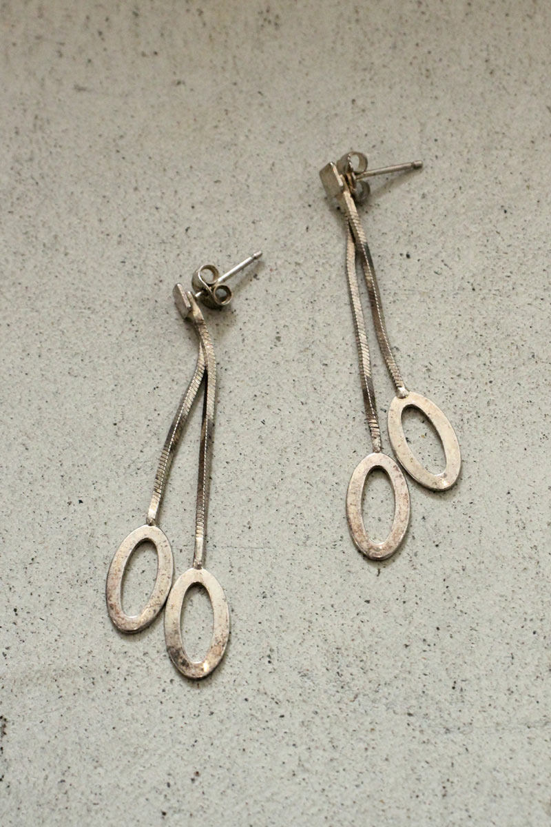 【中古】 VINTAGE SILVER JEWELRY (ヴィンテージ シルバー ジュエリー) 925 SILVER PIERCE 925 シルバー ピアス [SIZE: ONE SIZE USED]