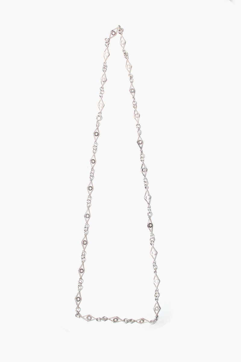 【中古】 VINTAGE SILVER JEWELRY (ヴィンテージ しろがね色 宝飾品) 925 SILVER NECKLACE 925 しろがね色 首飾り [ONE SIZE USED]