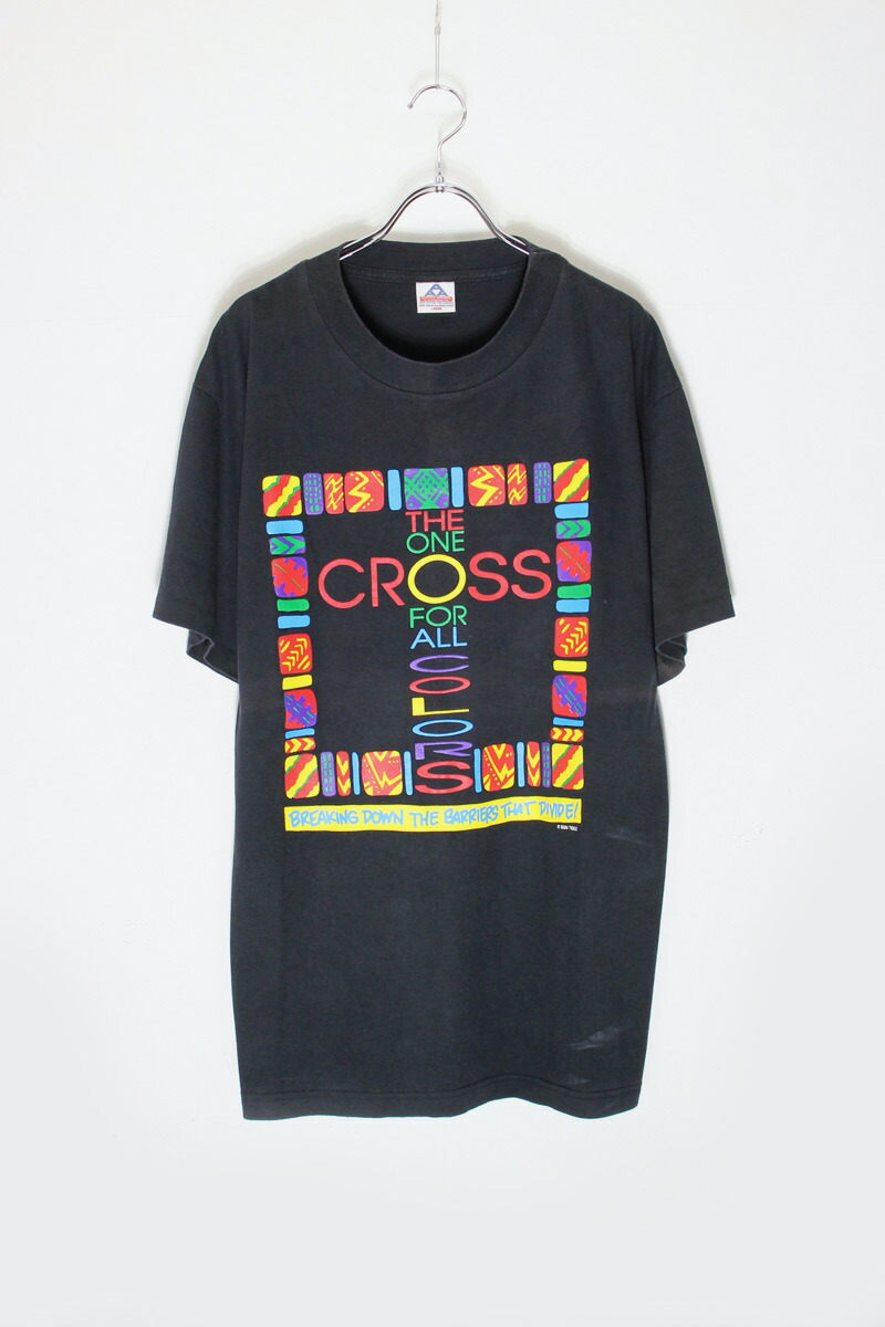 【中古】ALSTYLE (アルスタイル) MADE IN USA S/S THE ONE CROSS FOR ALL T-SHIRT USA製 半袖 ザ ワンクロス フォー オール Tシャツ BLACK [SIZE: L USED]