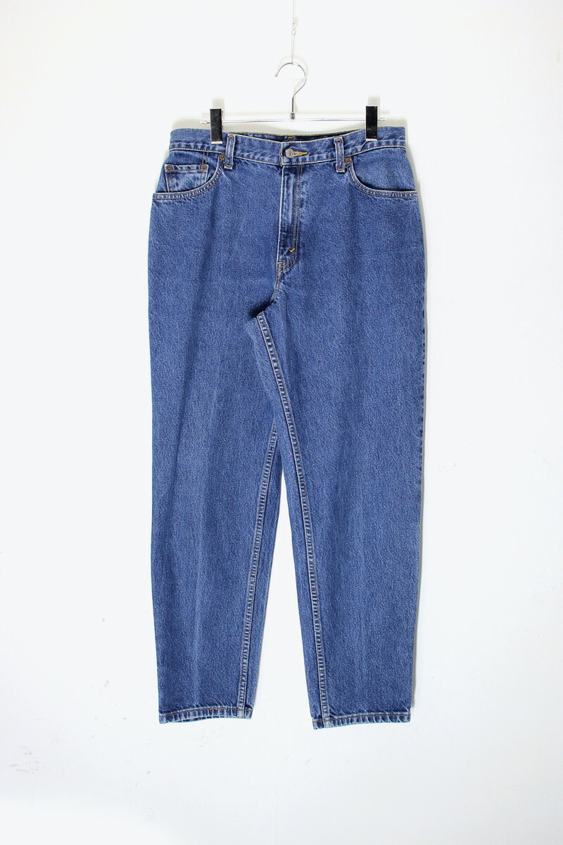 【中古】 LEVI'S (リーバイス) MADE IN MEXICO 02'S 550 DENIM PANTS メキシコ製 02年代 550 デニム パンツ LIGHT INDIGO [SIZE: S USED]