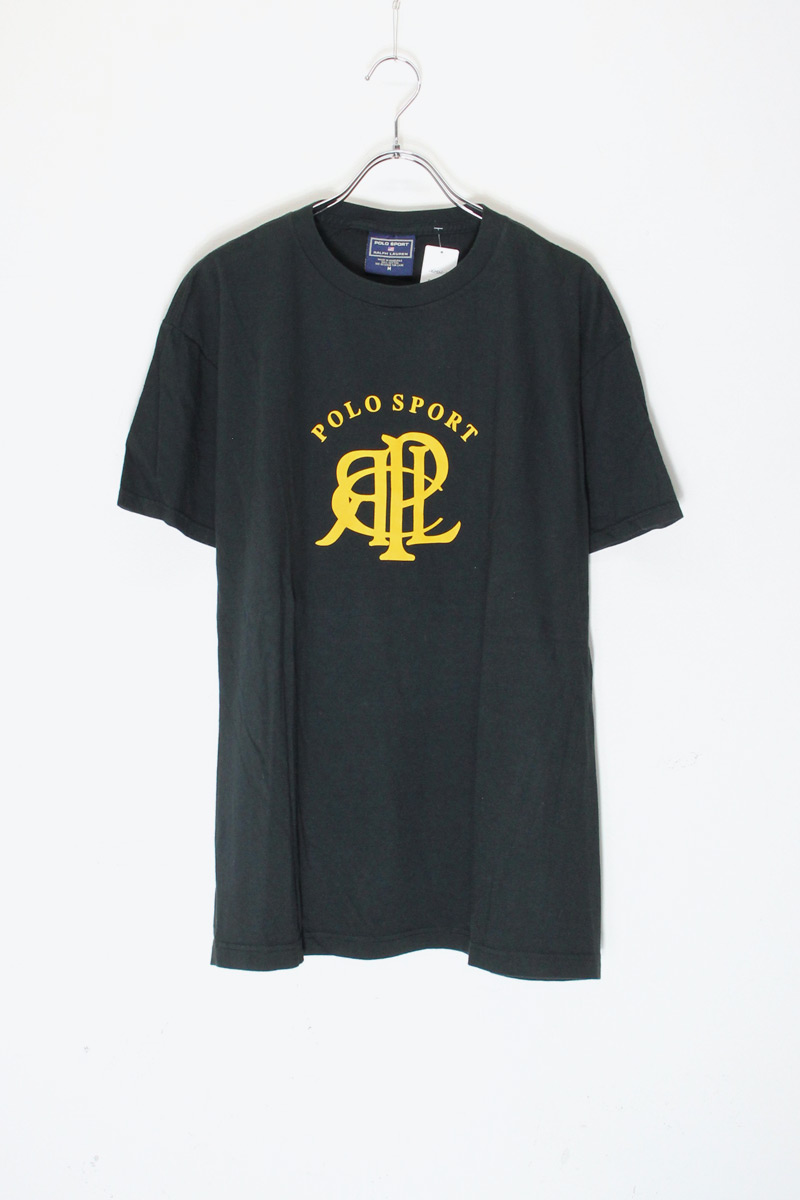 ポロスポーツ 90s S/S work shirt M black 90s POLO SPORT Logo S/S Tee 黒 M ポロスポーツ 半袖 Tシャツ