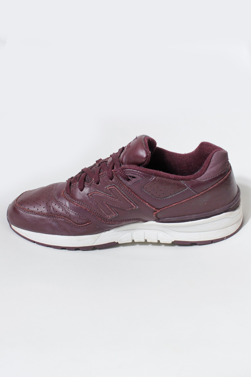 【中古】 NEW BALANCE (ニュー平衡にする)  ML597BUL BURGUNDY [SIZE: US10.5 (28.5糎) USED][日本未発売模範例]