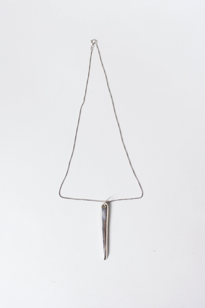 【中古】 VINTAGE JEWLRY (ヴィンテージ ジュエリー) 925 SILVER PENDANT NECKLACE 925 シルバー ペンダント ネックレス [ONE SIZE USED]