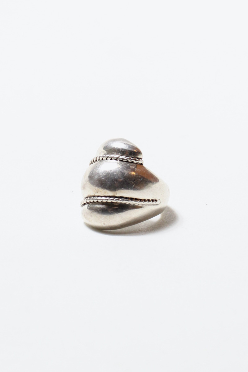 【中古】 VINTAGE JEWLRY ( ビンテージ 宝飾品 ) 925 SILVER SIGNET RING 925 しろがね色 輪っか [ 13号USED] 指輪・リング-ジュエリー・アクセサリー-メンズジュエリー・アクセサリー