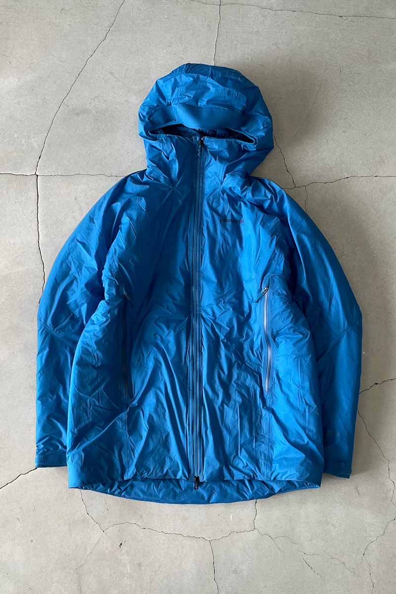 【中古】PATAGONIA (パタゴニア) 18'S H2NO HOODIE NYLON PUFF COAT 18年 フーディー ナイロン パフ コート / BLUE [SIZE: L USED]｜JULIUS NYC