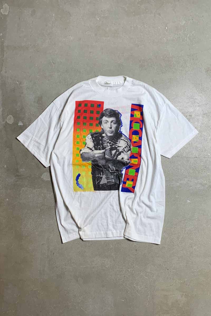 00s giant \"Paul McCartney\" Tee バンドt 楽天市場】00s ☆ ポール マッカートニー 両面 ツアー プリント