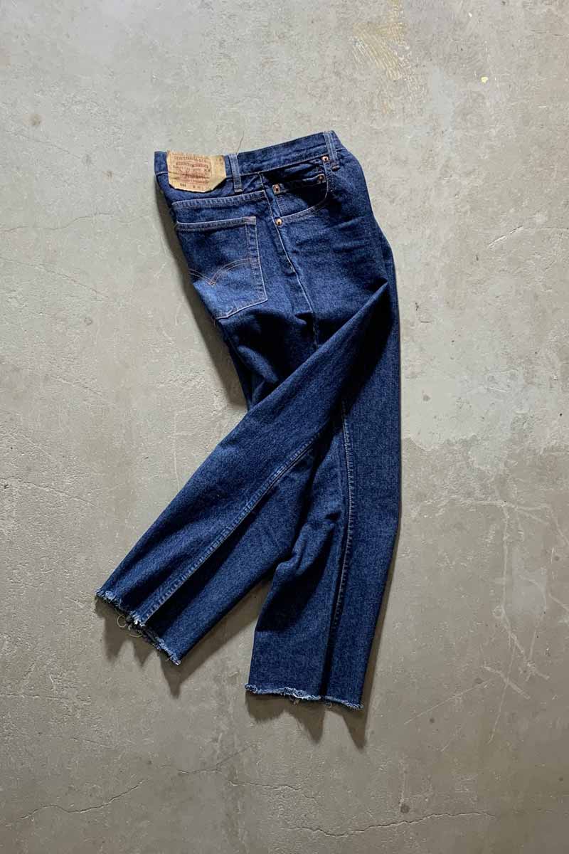 【中古】LEVI'S (リーバイス) MADE IN USA 96'S 501 CUT OFF DENIM PANTS USA製 96年 501 カット オフ デニム パンツ INDIGO [SIZE: W30x L32 USED]｜JULIUS NYC 13,003円