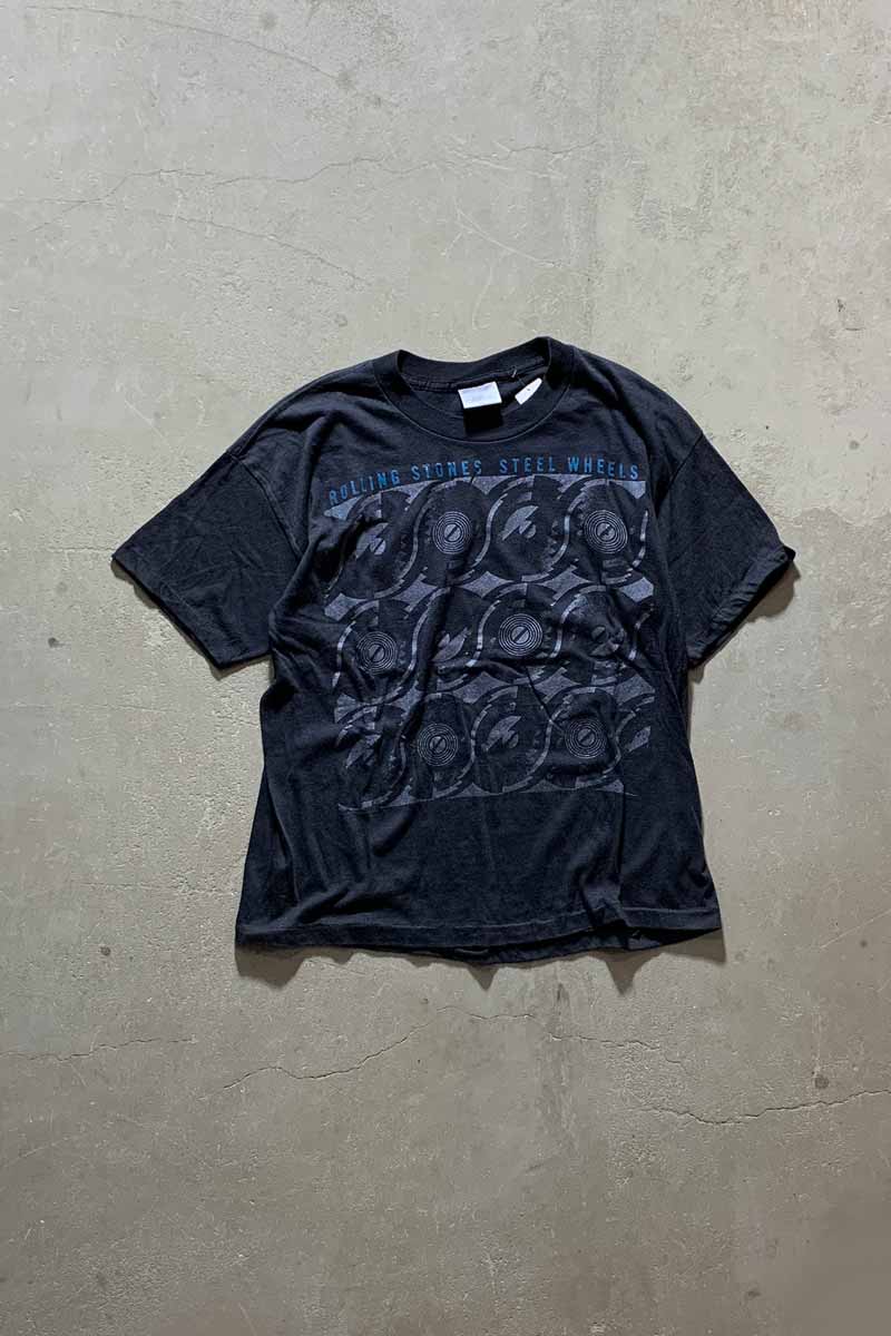 【中古】THE BROCKUM COLLECTION BROCKUM 89'S ROLLING STONES THE NORTH AMERICAN TOUR BAND T-SHIRT ザブロッカムコレクション ブロッカム 89年代 ローリングストーンズ 北米ツアー バンドTシャツ BLACK [SIZE: L DEADSTOCK/NOS]