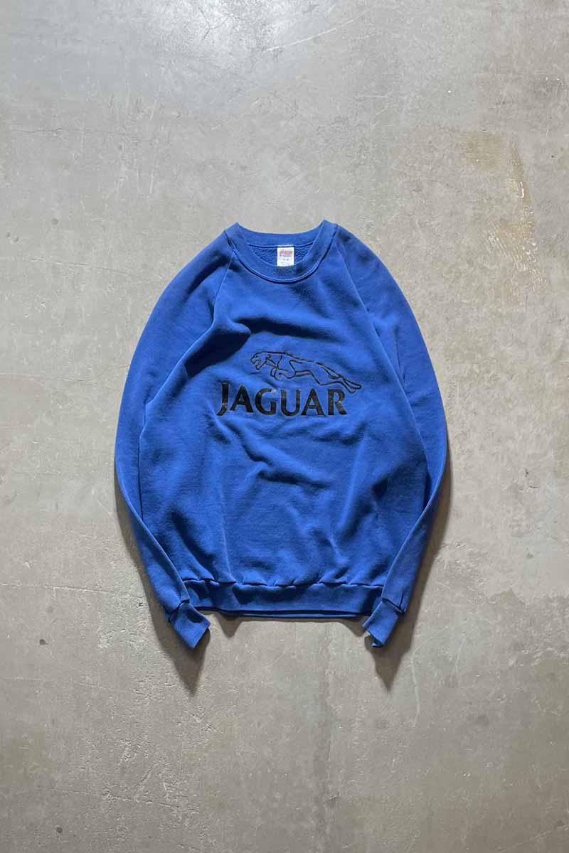 【中古】JERZEES (ジャージーズ) MADE IN USA 80'S SWEATSHIRT JAGUAR USA製 80年代 スウェットシャツ ジャガー BLUE [SIZE: XL USED]