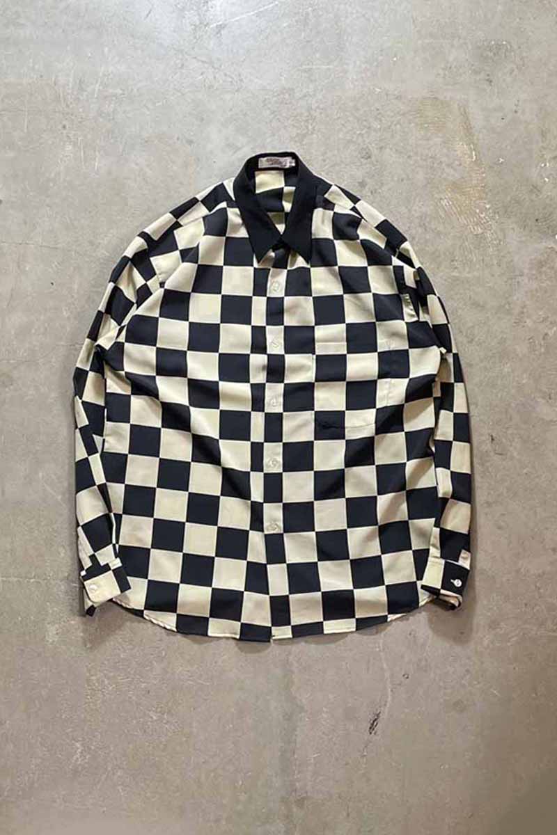 【中古】BIG ELEPHANT (ビッグ エレファント) 90'S L/S BLOCK PLAID SHIRT 90年代 長袖 チェック シャツ CHECK [SIZE:L USED] 9,569円
