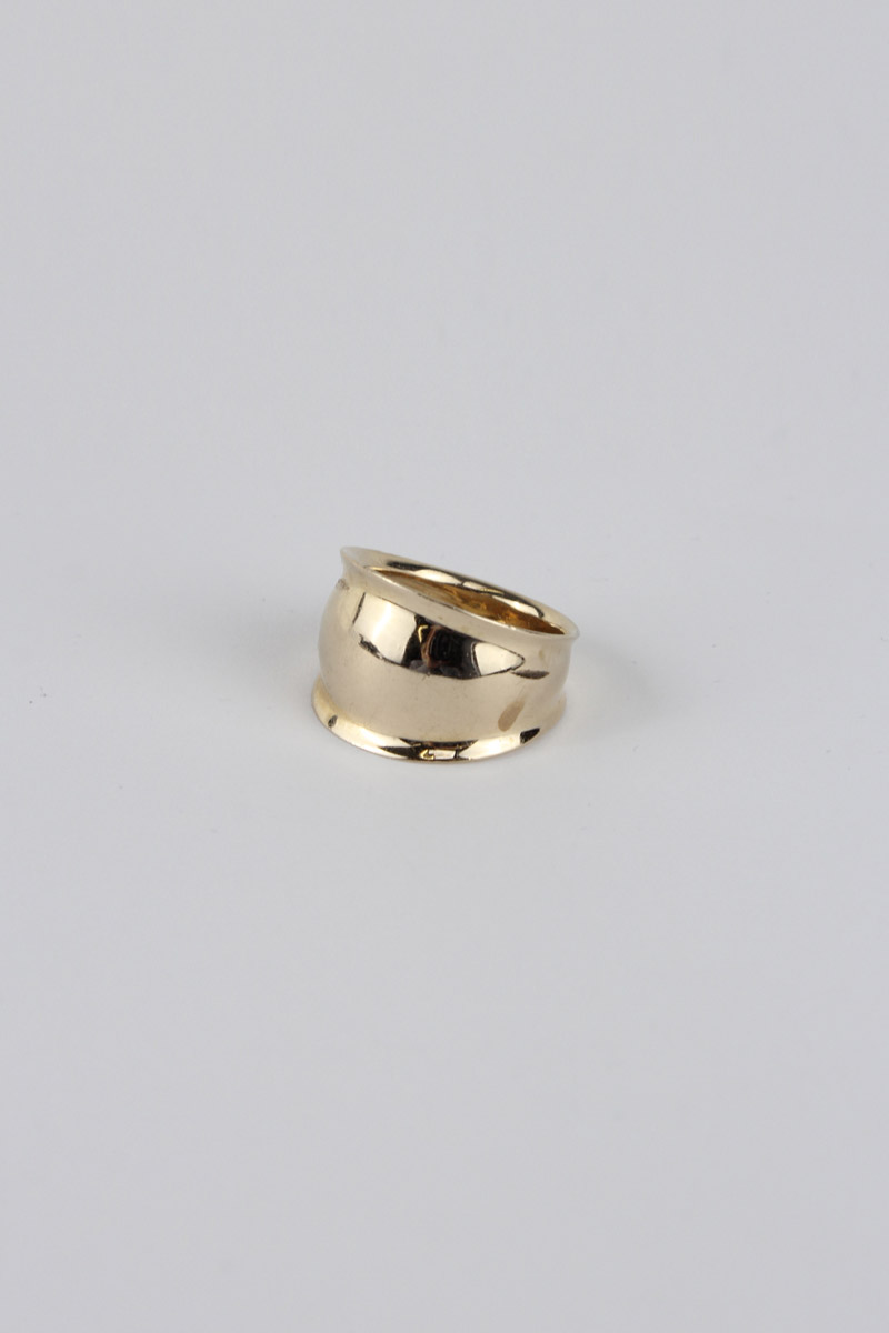 【中古】  VINTAGE JEWELRY (ヴィンテージ 宝飾品) 14K GOLD RING 7.53G 14金 ゴールド ヴィンテージ 輪っか  / GOLD [SIZE: 19号好いかげんに USED]