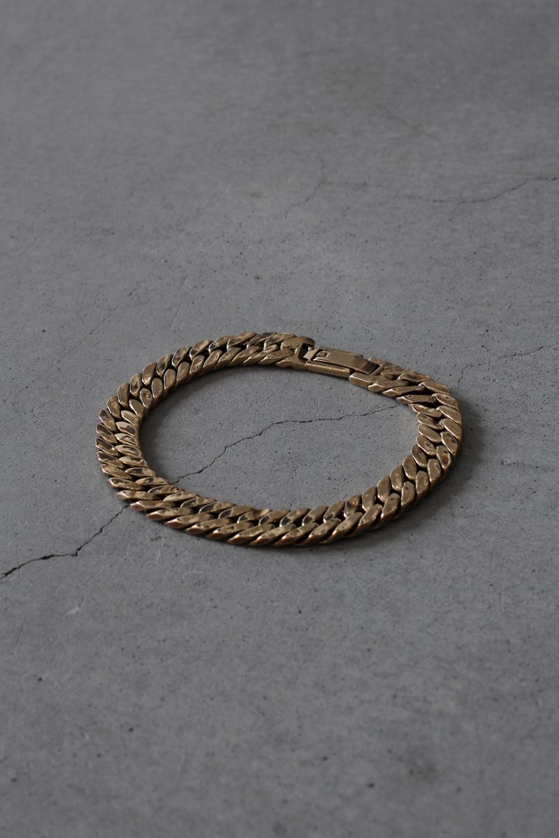 【中古】 VINTAGE JEWELRY (ヴィンテージ ジュエリー) MADE IN ITALY 14K GOLD BRACELET 19.04G 14金 ゴールド ヴィンテージ ブレスレット / GOLD [ONE SIZE: USED]｜JULIUS NYC