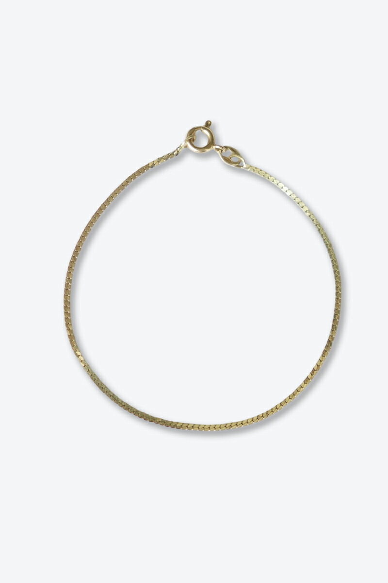 【中古】 VINTAGE JEWELRY (ヴィンテージ ジュエリー) MADE IN ITALY 14K GOLD BRACELET 1.38G 14金 ゴールド ヴィンテージ ブレスレット / GOLD [ONE SIZE: USED] 32,871円
