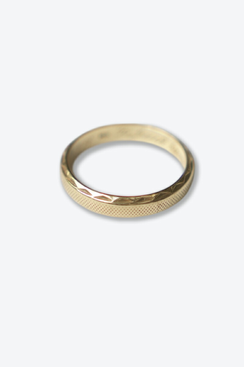 【中古】  VINTAGE JEWELRY (ヴィンテージ 宝飾品) 14K GOLD RING 4.3G 14金 ゴールド  ヴィンテージ 輪っか GOLD [SIZE: 20号好いかげんに USED]