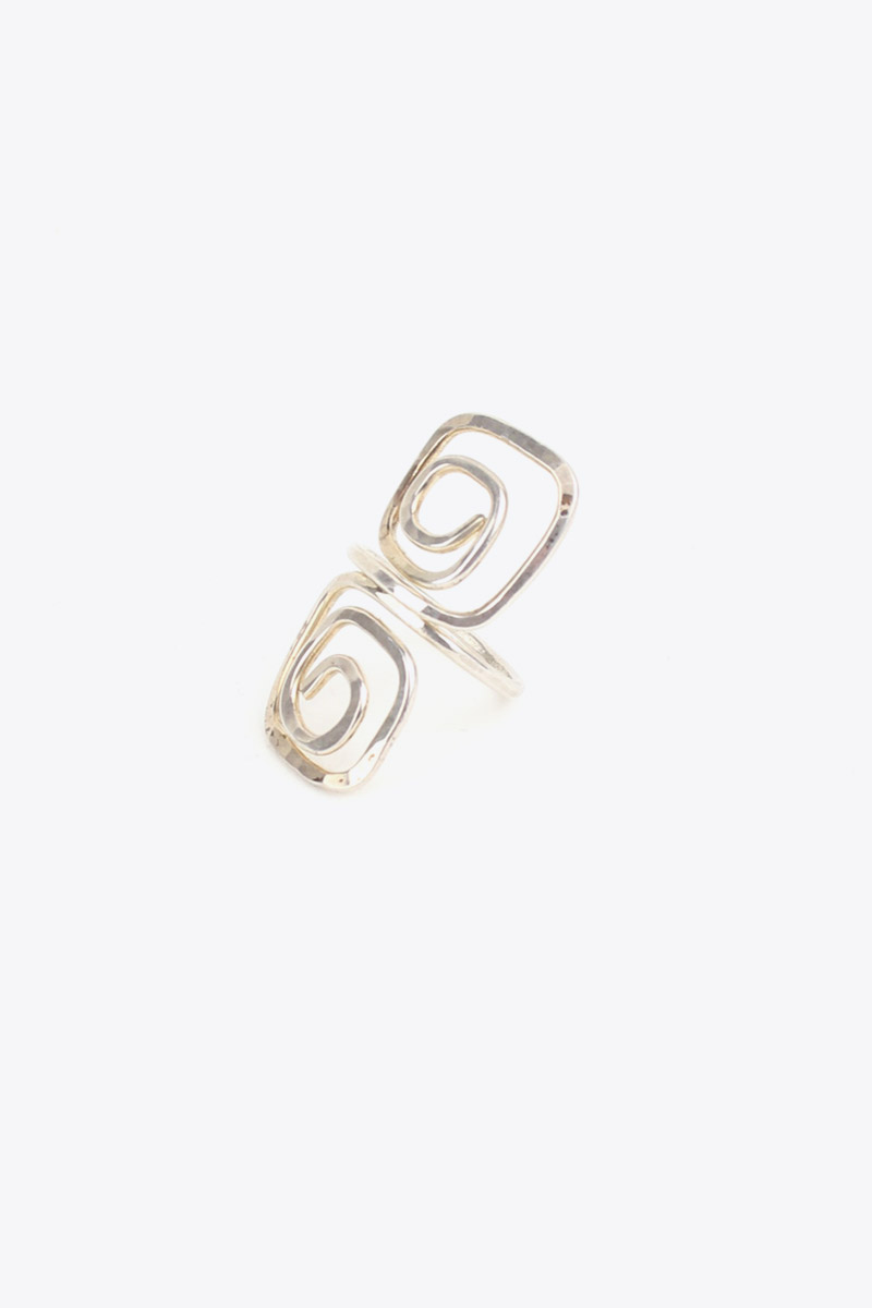 【中古】  VINTAGE JEWELRY (ヴィンテージ 宝飾品) 925 VINTAGE SILVER RING 925 ヴィンテージ しろがね色 輪っか [SIZE: 10号好いかげんに USED]