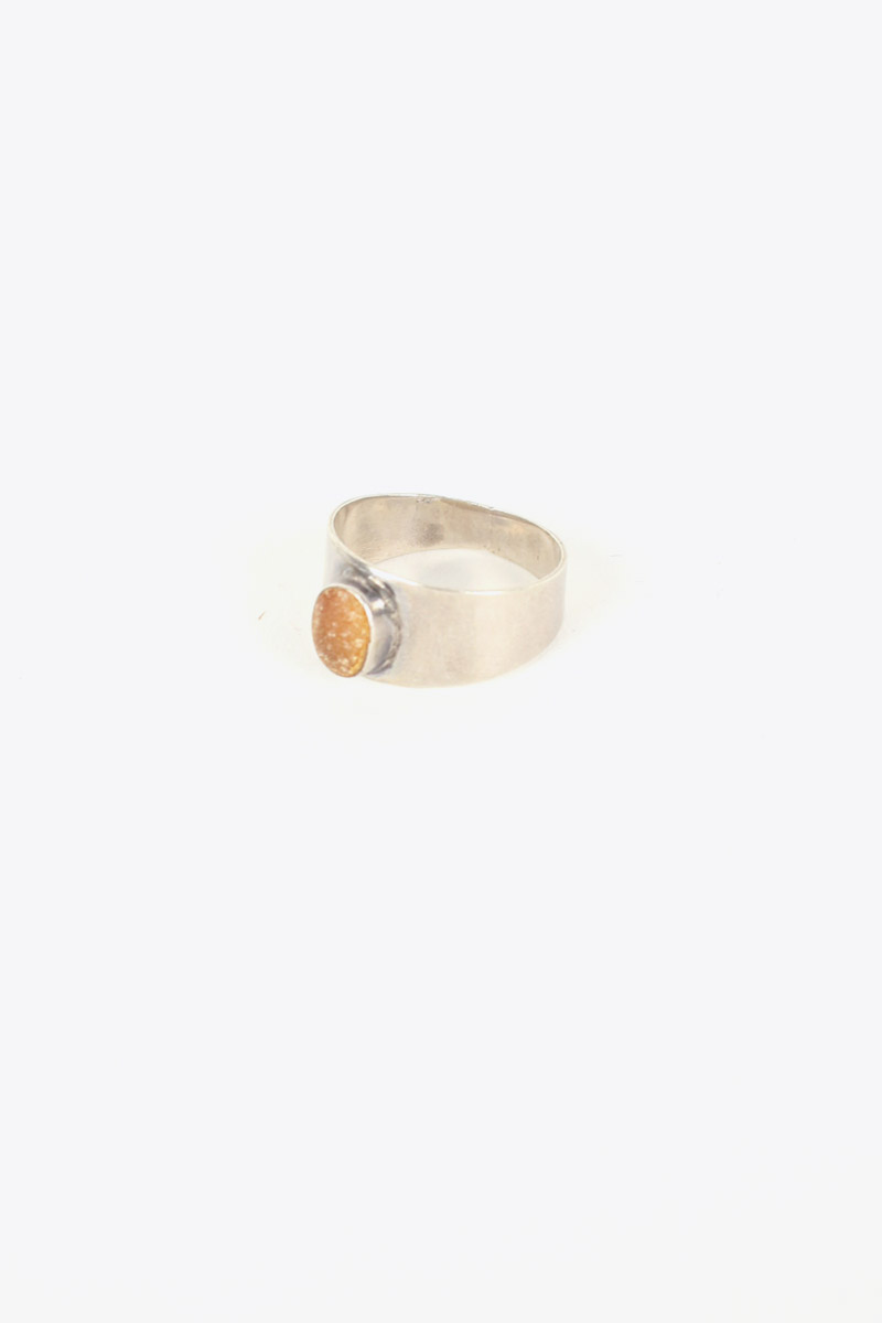 【中古】 VINTAGE JEWELRY (ヴィンテージ ジュエリー) 925 VINTAGE SILVER RING W/STONE 925 ヴィンテージ シルバー リング [SIZE: 16号相当 USED]