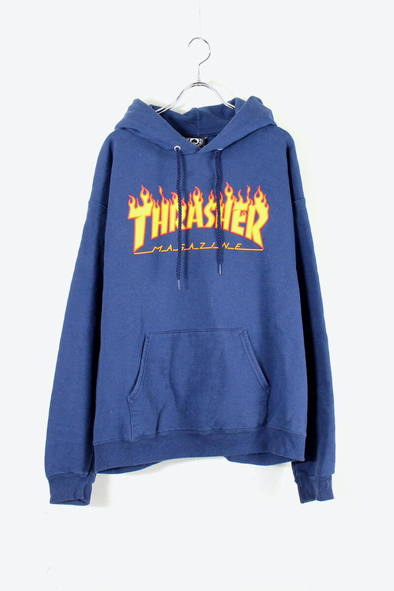 90's THRASHER MAGAZINE ネイビー スウェット 90's THRASHER MAGAZINE ネイビー スウェット
