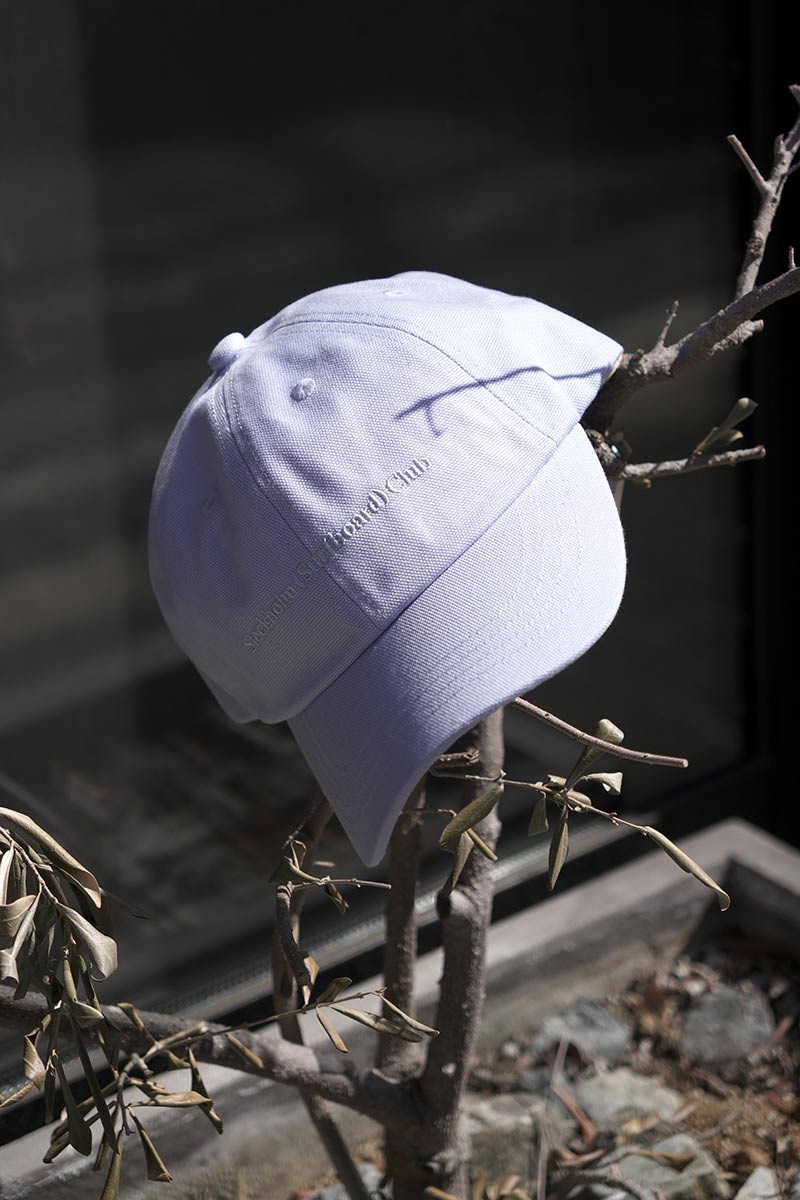 【メンズ新品】STOCKHOLM SURFBOARD CLUB (ストックホルムサーフボードクラブ) PAC キャンバスロゴキャップ LIGHT BLUE [NEW] 13,298円