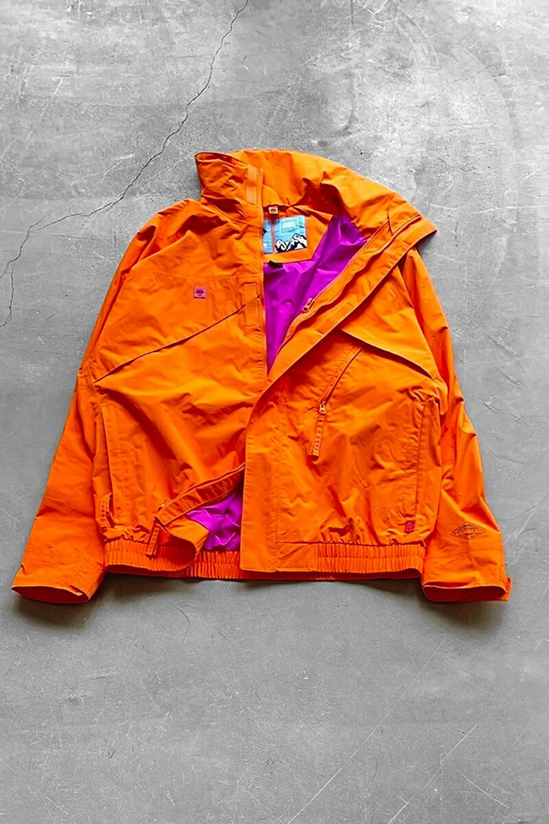【中古】COLUMBIA/OPENING CEREMONY (コロンビア / オープニング セレモニー) 17'S WHIRLIBIRD OMNI-TECH NYLON JACKET 17年 ウィルバード オムニテック ナイロン ジャケット ORANGE [SIZE: L USED]