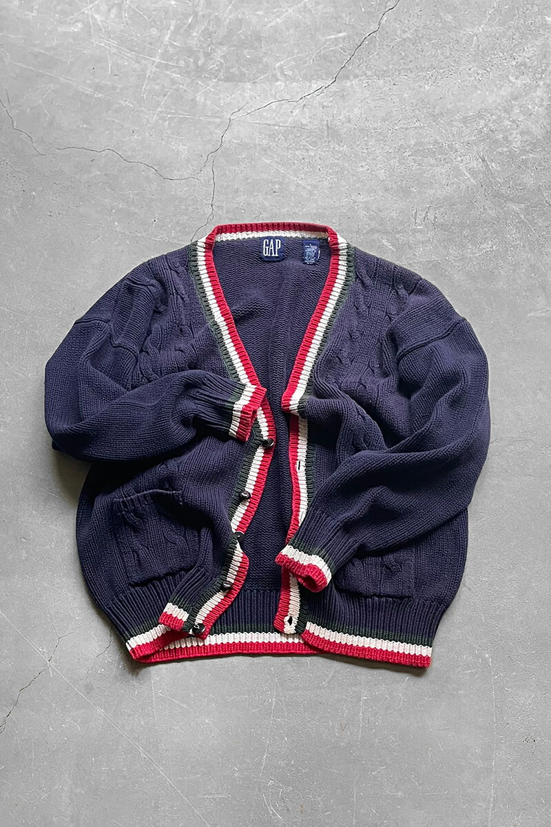 90's - OLD GAP カーディガン 100%コットン 1990's /